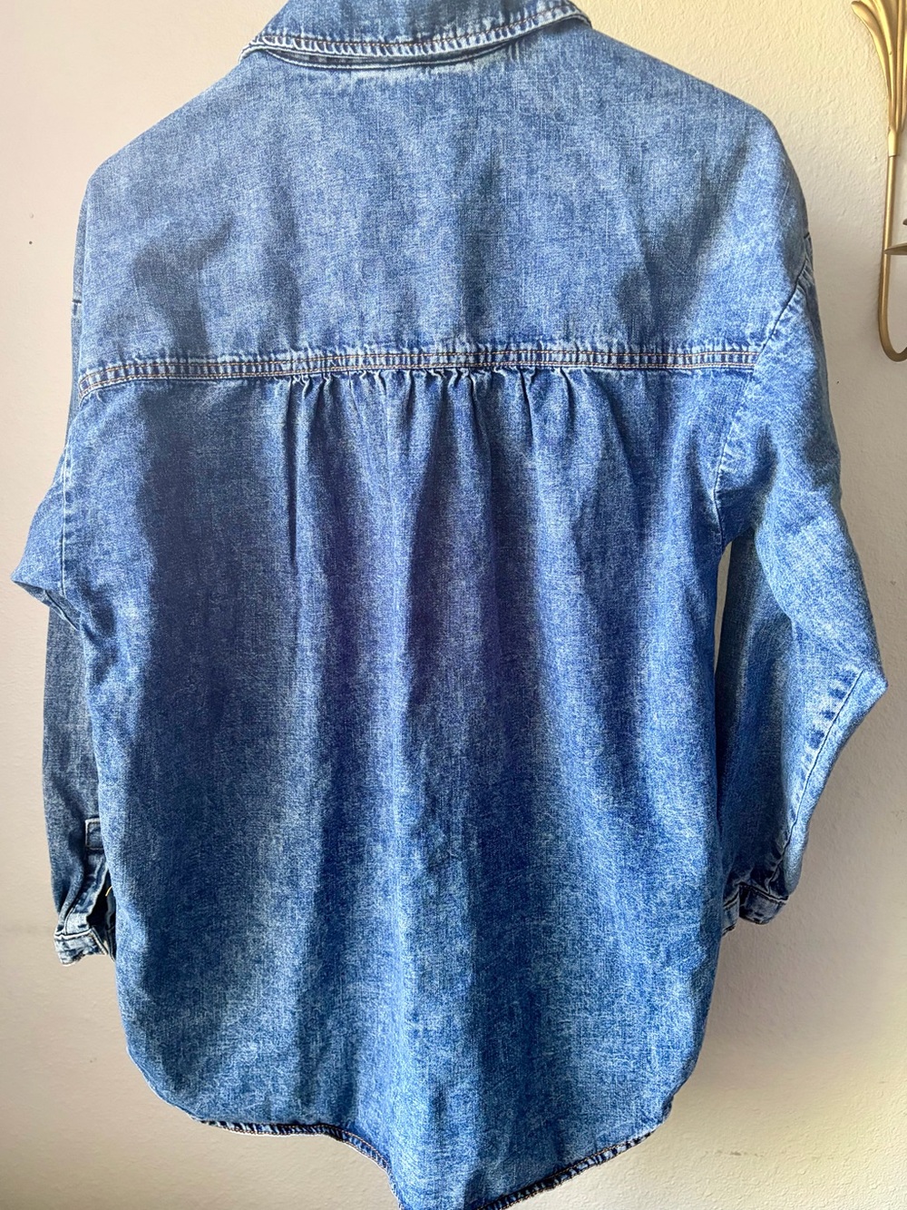 Pilcro Denim Button-Down Top by Anthropologie - Picture 6 of 6